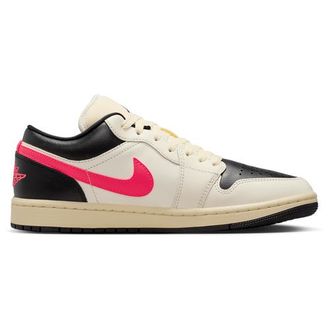 Nike Jordan Womens AJ 1 Low - Basketball Shoes Pale Ivory/Racer Pink Size 10.0
