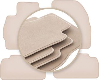 OEM Alfombrillas Premium Beige Para: Mazda 5 Ii Minivan 2010