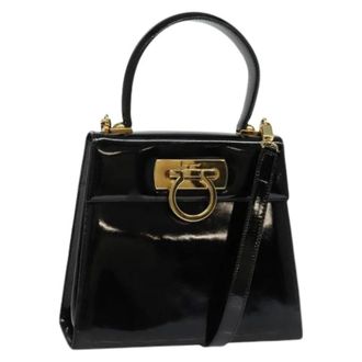 Ferragamo Pre-owned Fabric handbags - Dames - Pre-owned - Zwart - Maat: ONE Size