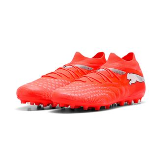 Puma Fussballschuh PUMA FUTURE 9 MATCH MG, Gr. 42,5, glowing rot, puma wei&szlig;, puma schwarz, puma silber, Synthetik, Schuhe Fussballschuh, f&uuml;r Kunstrasenpl&auml;t