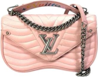 Louis Vuitton Tweedehands leren Louis Vuitton tassen - Dames - Vintage Schoudertas - Roze - ONE Size - Leer - Vintage