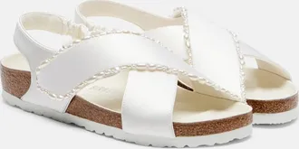 Birkenstock x Danielle Frankel sandalias Tulum de sat&eacute;n