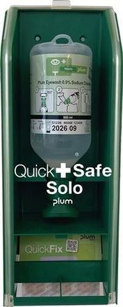 Plum Plum - Douche Oculaire Quicksafe Solo 0,5l+recharge De Pansement B140mm