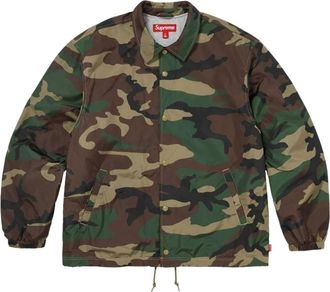SUPREME FW26 Coaches Jacket Woodland Camo SUP-FW26-082-WMO