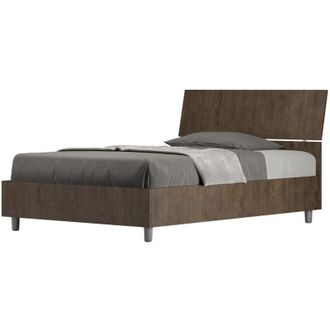Les Tendances Les Tendances - Letto una piazza e mezza - demas - Tipologia Testata: Testata Inclinata - Colore: Noce - Tipologia Letto: Senza Rete - Dimensione