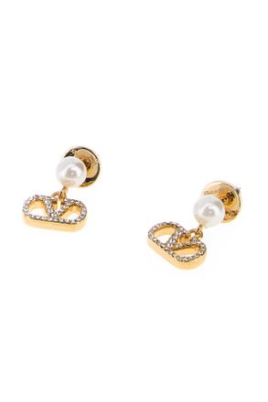 Valentino Garavani Vlogo Earrings - Gold