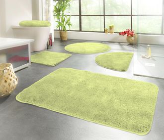 Kinzler Badematte »Chaozhou« Höhe 20 mm rutschhemmend beschichtet fussbodenheizungsgeeignet Badteppich, Uni Farben, weich, als rechteckig, rund & Set erhältli