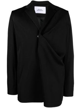 Bianca Saunders Blazer monopetto - Nero