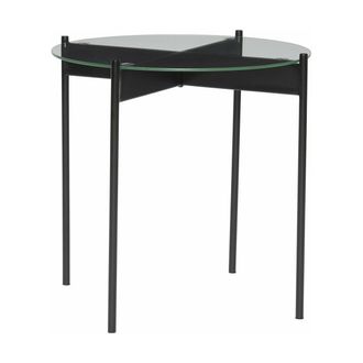 H&uuml;bsch Hubsch Beam Mesa De Centro Negra Di&aacute;metro 45 Cm