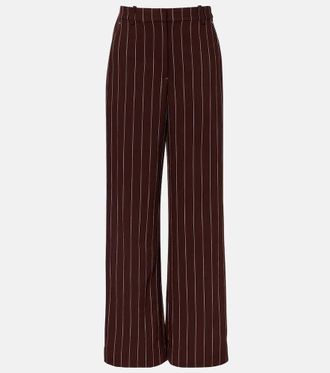 SIMKHAI Tavar pinstripe wide-leg pants