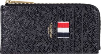 Thom Browne Womens Black Leather Coin Purse - One Size