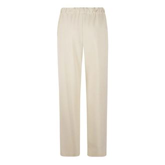 Fabiana Filippi Wide Trousers, female, Beige, Size: 2XS Wide Leg Trousers