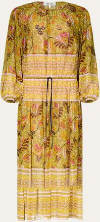 Diane Von F&uuml;rstenberg Sutton Floral-Print Chiffon Viscose Midi Dress