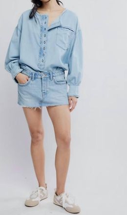Free People Lainey Low Rise Mini Skirt In Its All Right