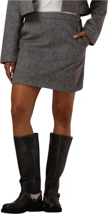 Circle Of Trust Rokken, Dames, Grijs, S, Elegante Rebecca Rok voor veelzijdige stijl