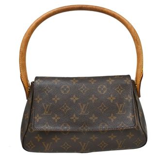 Louis Vuitton Monogram Looping Handbag Monogram Canvas Brown Canvas Handbag (Pre-Owned)