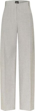 HUGO BOSS Takava Pantaloni a Gamba Larga - - Trousers - Donna - Grigio - L
