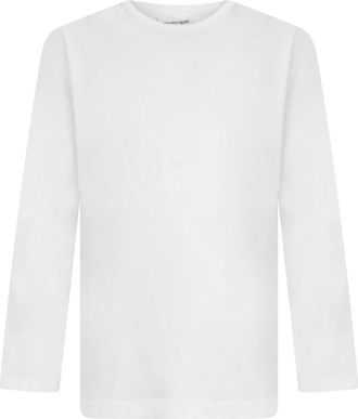 Comme Des Gar&ccedil;ons Camiseta de manga larga de algod&oacute;n - Tops - Hombre - Blanco - S