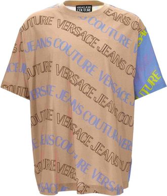 Versace Jeans Couture T-shirts en Polos - Heren - T-shirts - Veelkleurig - S - Tops