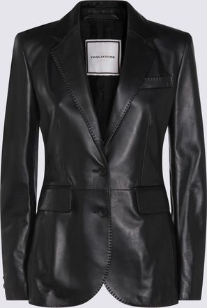 Tagliatore Black Wool Blazer