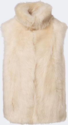 Eleventy Gilet in shearling