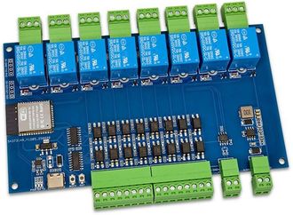 OEM M&oacute;dulo De Rel&eacute; Esp32 Rs485 Modbus De 8 Canales, 9-24 V, Tipo C, Con Soporte Para Modbus Wi-fi