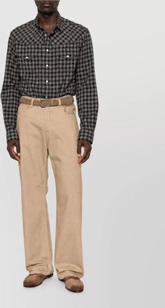 Emporio Armani checked flannel shirt