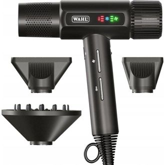 Wahl Vanquish Secador Profesional De Secado R&aacute;pido - Con Boquillas Magn&eacute;ticas Y Difusor - Negro