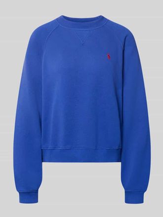 Polo Ralph Lauren Regular Fit Sweatshirt aus Baumwoll-Mix in Royal, Gr&ouml;&szlig;e XXL