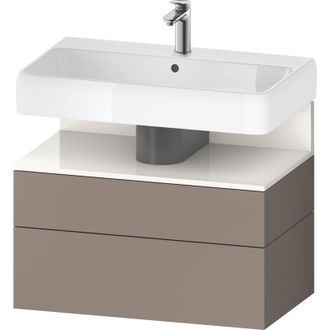 Duravit Duravit - Qatego Mueble Bajo Lavabo, 1 Extra&iacute;ble Y 1 Caj&oacute;n