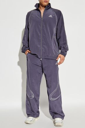 adidas Trousers Made Of Technical Fabric, Mens, Purple
