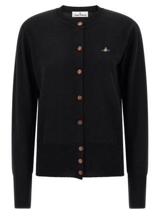 Vivienne Westwood Black Wool Womens Cardigan