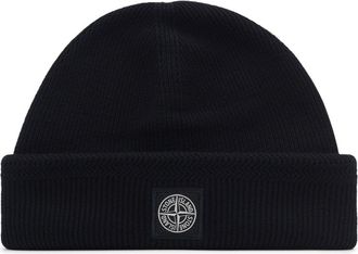Stone Island S00D7 PATCH LOGO HAT Size: OS, colour: BLACK