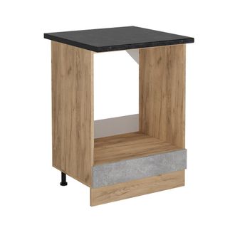 Vicco Armario Para Horno Empotrado R-line, Hormig&oacute;n, 60 Cm, Et Antracita