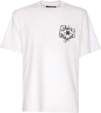 Amiri White Hollywood T-Shirt