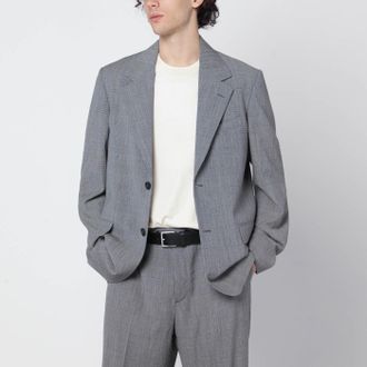 Golden Goose Grey single-breasted Prince of Wales jacket