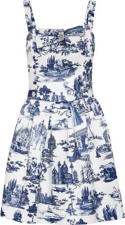 Philipp Plein Kleedjes, Dames, Wit, M, Polyester, Cady Korte Jurk En Plein air