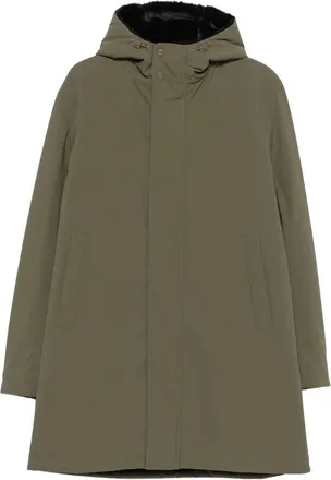 Herno Faux-fur Trim Hooded Jacket
