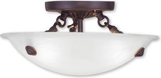Livex Lighting Livex Oasis 3-Light Bronze Ceiling Mount
