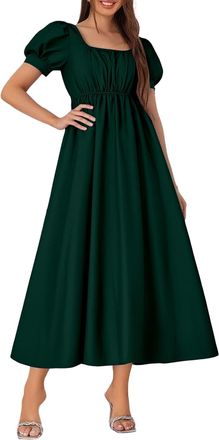 Generic Regency Dress, Renaissance Dress, Regency Dresses Costume Empire Waist Long Dress