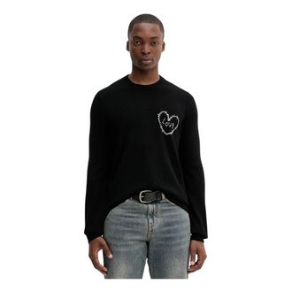 Zadig&Voltaire Jersey con Bordado de Coraz&oacute;n - Knitwear - Hombre - Negro - XL