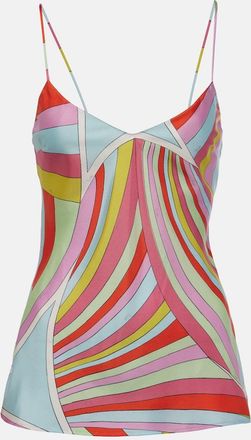 Pucci Iride silk twill top