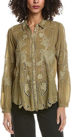 Johnny Was Chryssie Camp Shirt