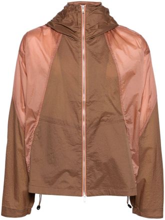 Our Legacy Retrospec panelled hooded jacket - Brown
