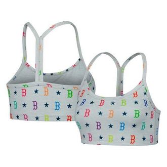 Terez Womens Terez Gray Boston Red Sox TLC Rainbow Bra at Nordstrom, Size Large