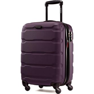Samsonite Omni PC Checked-Large 28-Inch Hardside Expandable Luggage with Spinner Wheels in Purple at Nordstrom