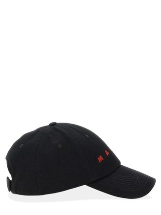 Marni CLZC0108S0_UTC31100N99 Baseball Cap - Black