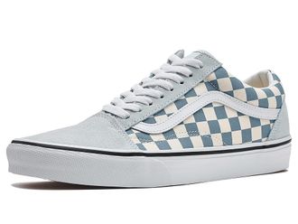 Vans Old Skooltm Skate Shoes Checkerboard Dawn Mist : Mens 11 - Womens 12.5 Medium, Leather/Textile