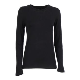 Majestic Filatures Majestic Filatures, Round-neck Knitwear, male, Black, Size: M Round-neck Knitwear