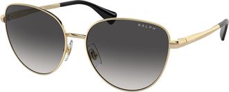 Ralph Lauren RA4144 91168G Womens Sunglasses Gold Size 58